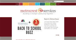 Desktop Screenshot of metrocrestservices.org